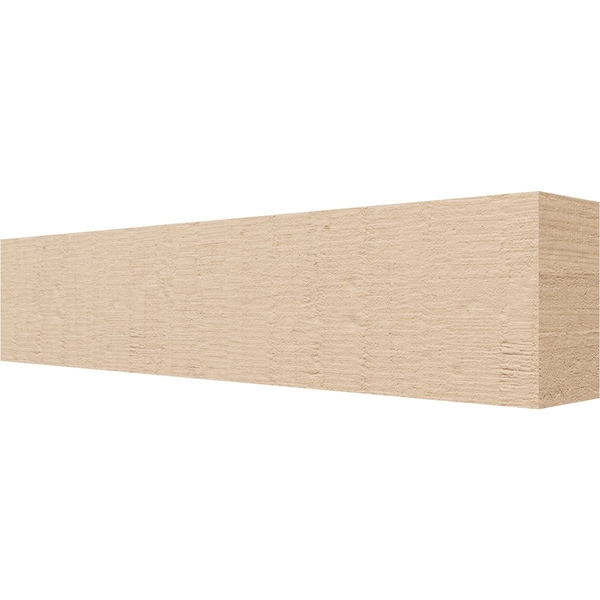 Ekena Millwork 4in. W x 6in. H x 28in. L Block Woodgrain TimberThane Rafter Tail, Primed Tan RFTUR04X06X28BLKRCPR - main